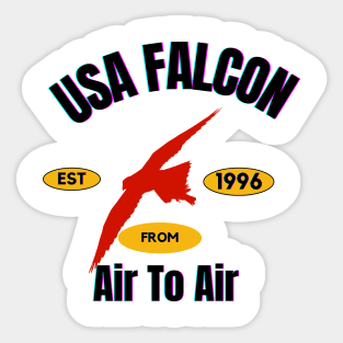 USA Falcon Sticker